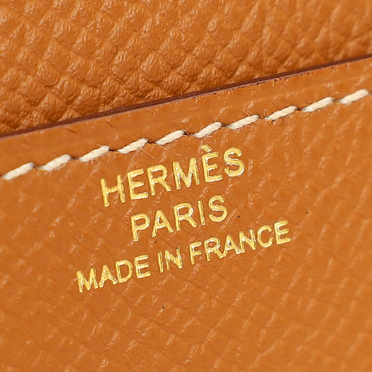 Hermes Gold Constance To Go Wallet