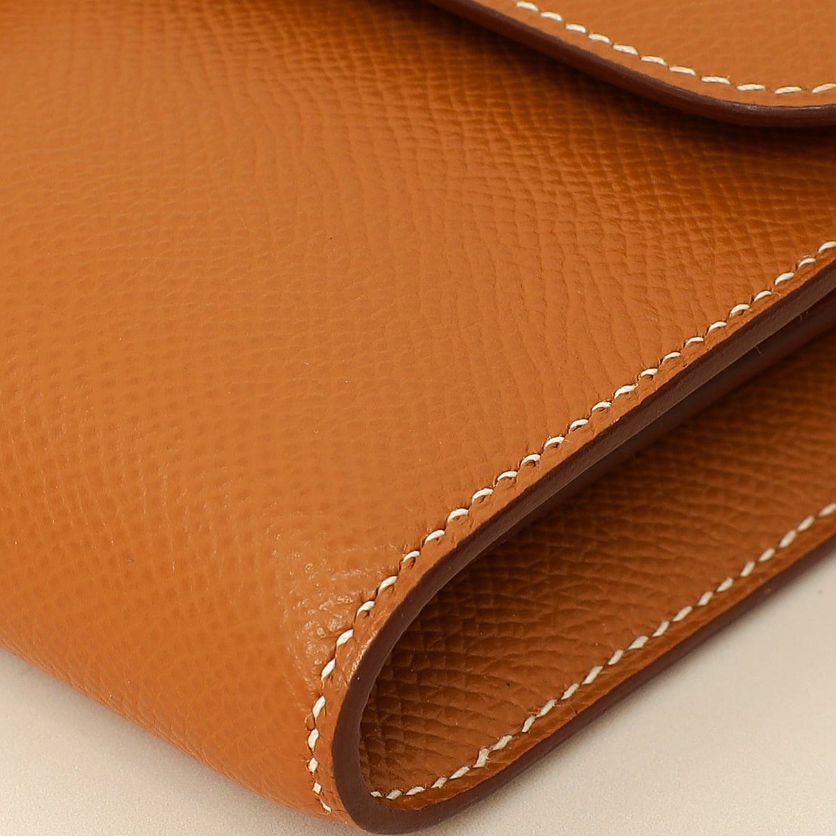 Hermes Gold Constance To Go Wallet