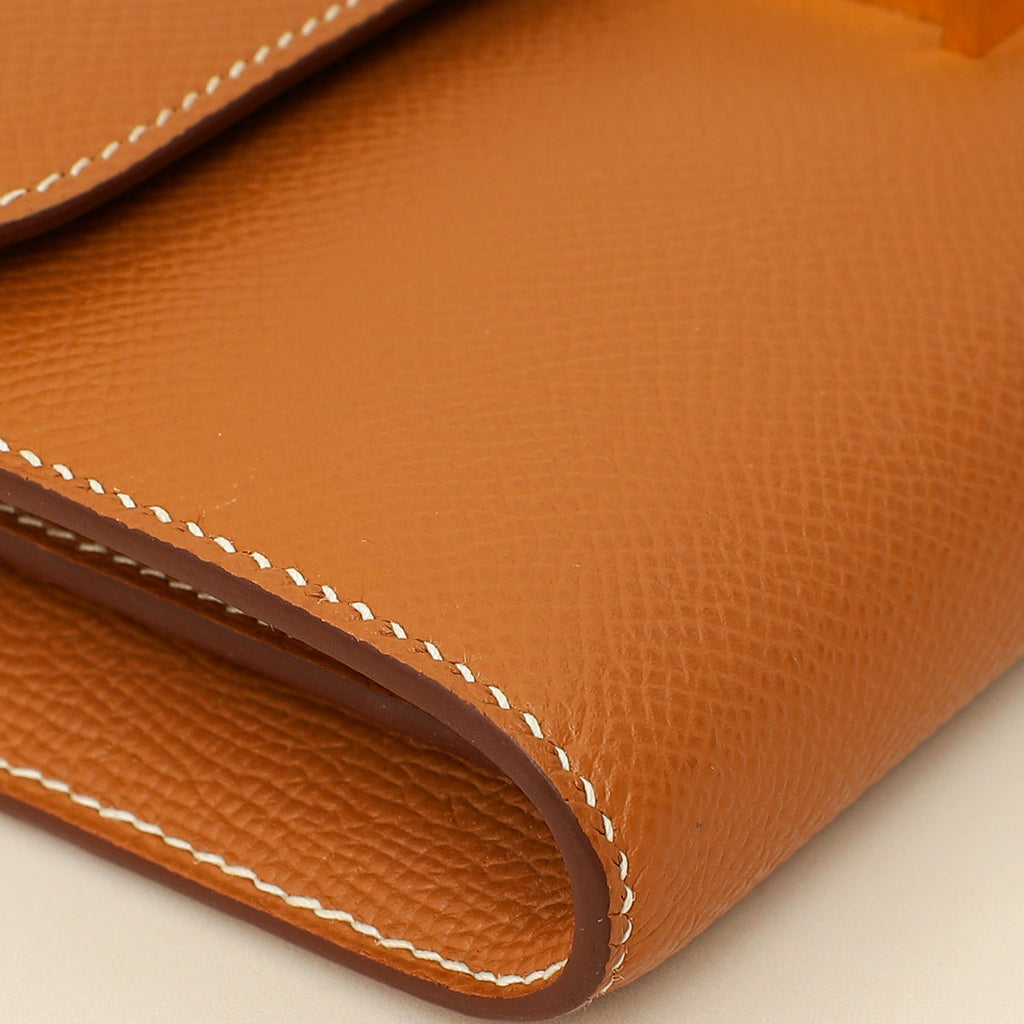 Hermes Gold Constance To Go Wallet