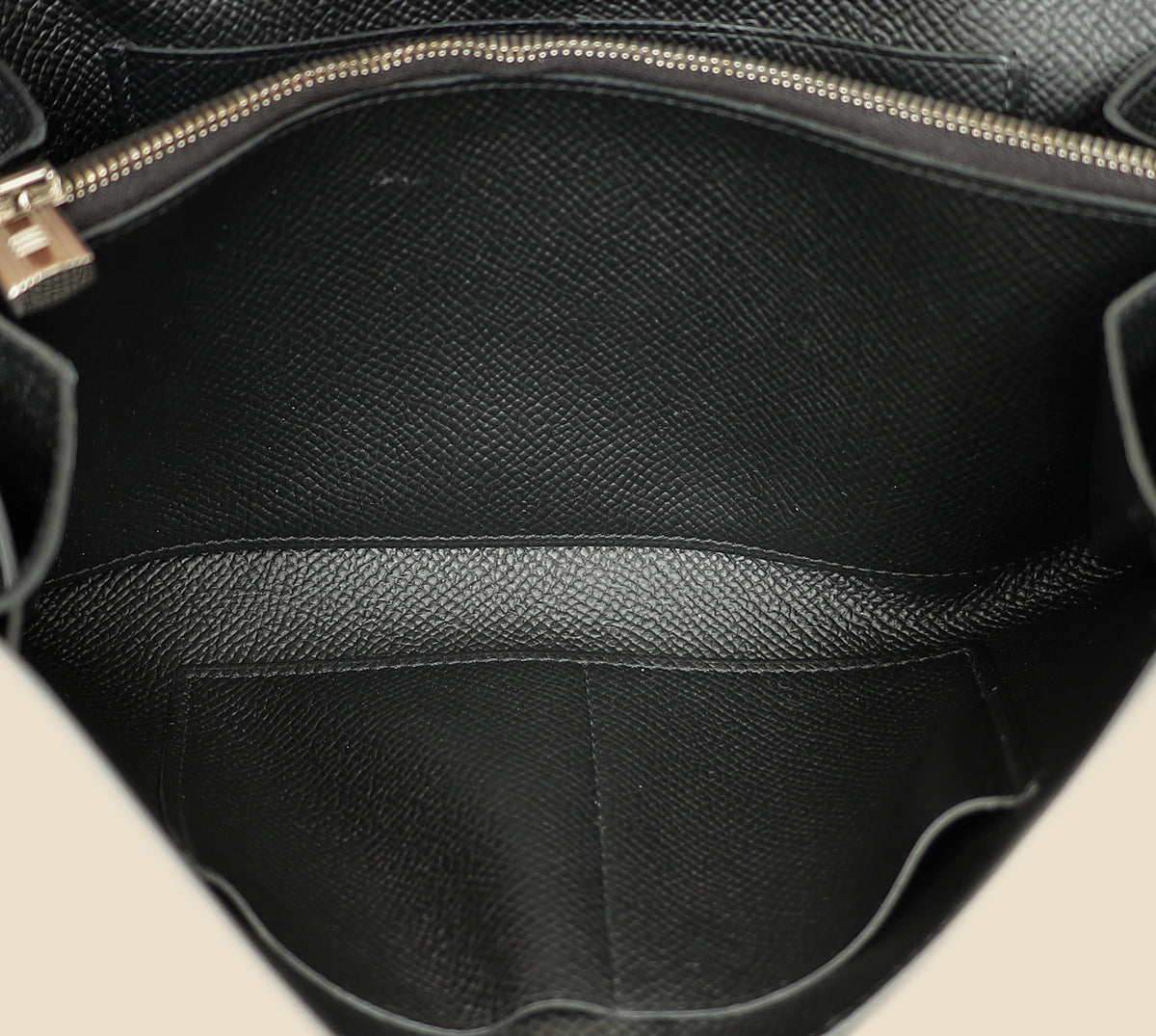 Hermes Noir Kelly To Go Wallet