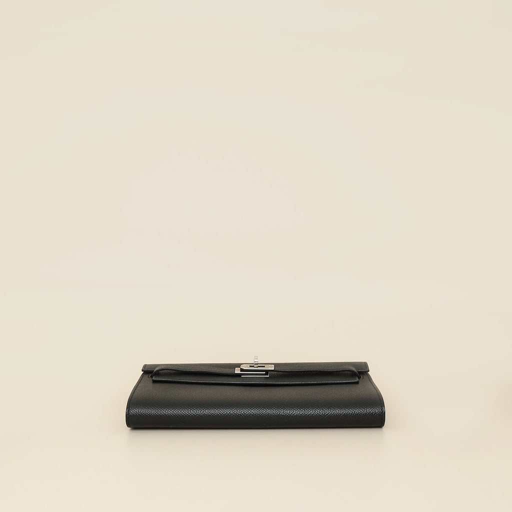 Hermes Noir Kelly To Go Wallet