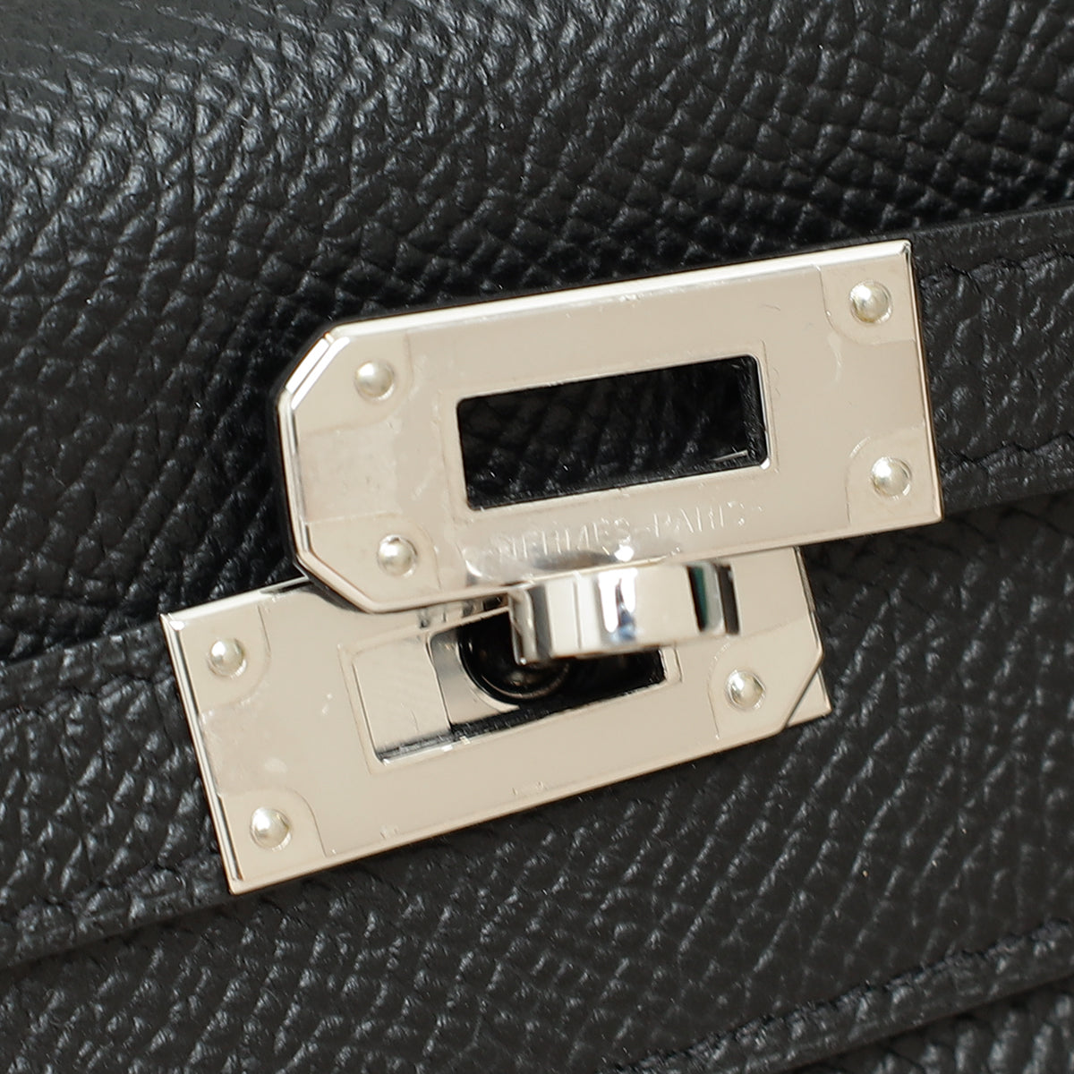 Hermes Noir Kelly To Go Wallet