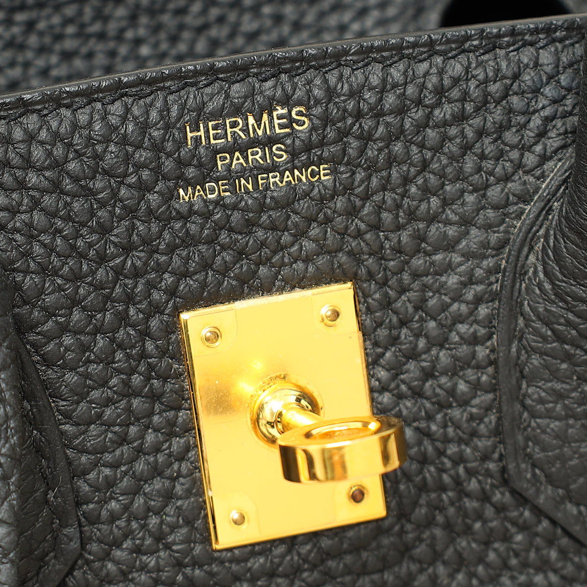 Hermes Noir Birkin 25 Bag
