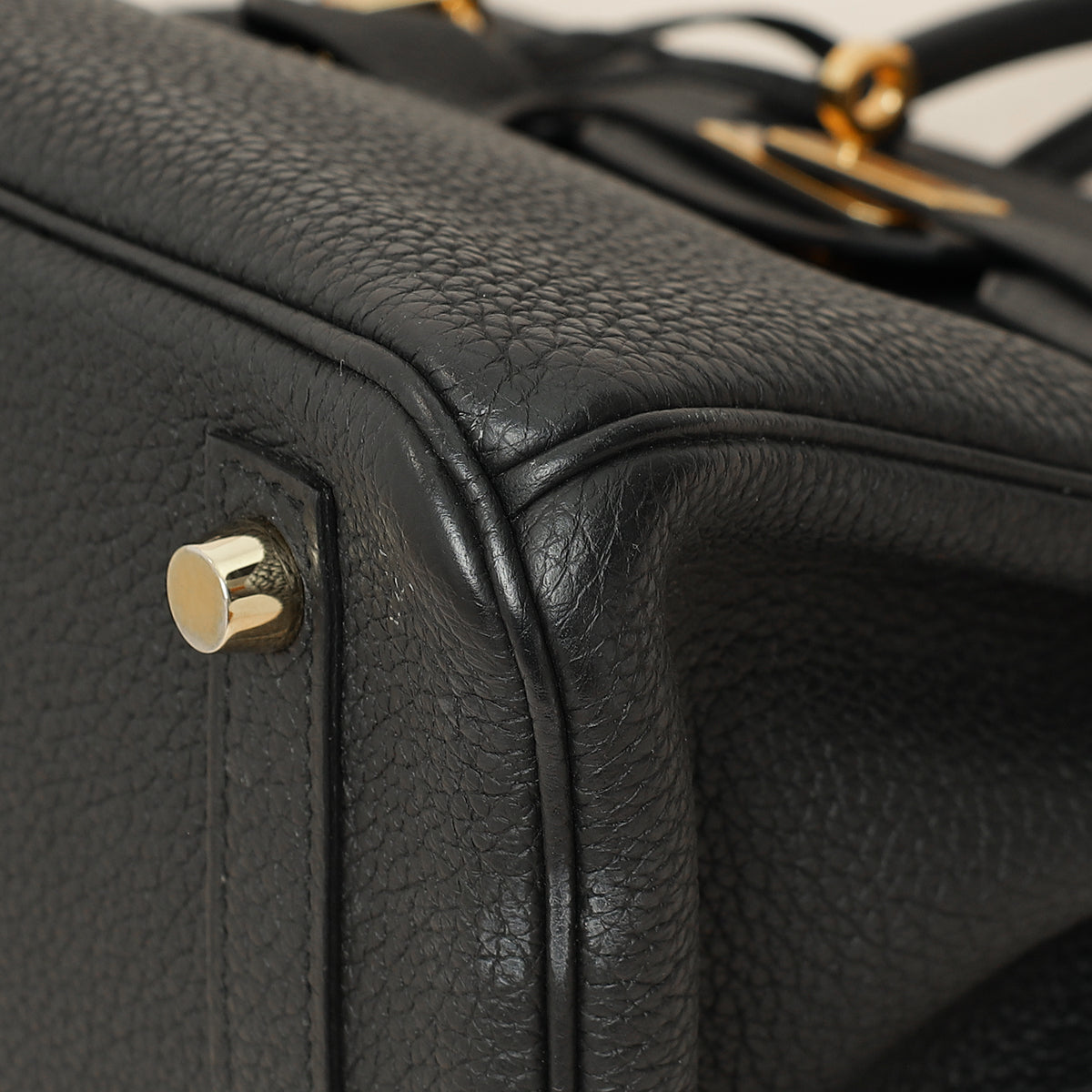 Hermes Noir Birkin 25 Bag