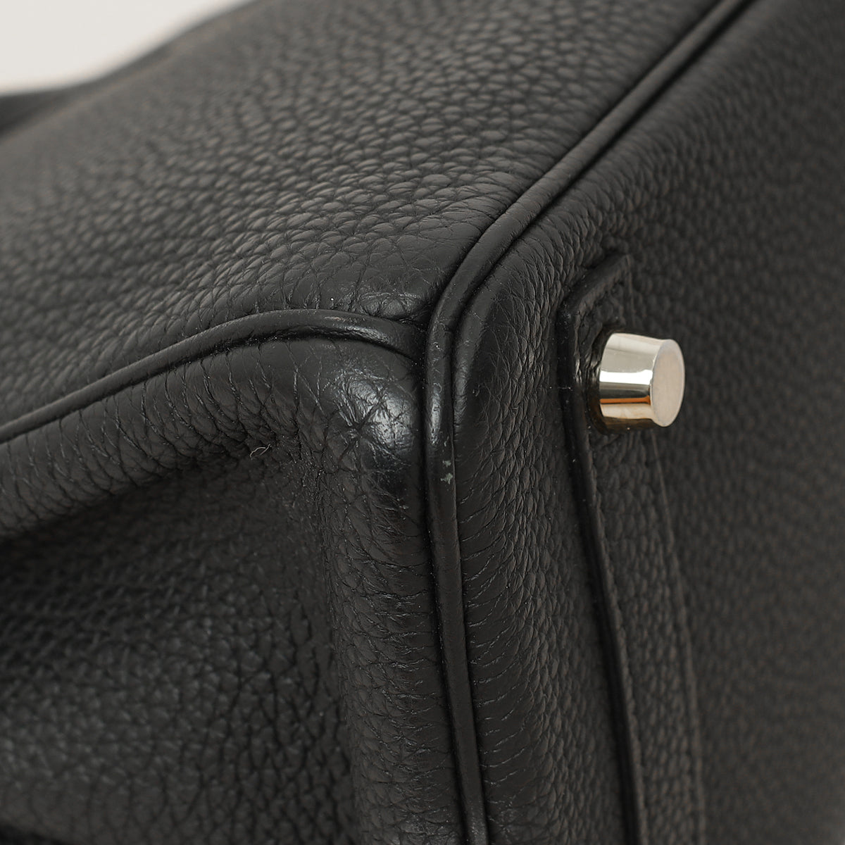 Hermes Noir Birkin 25 Bag