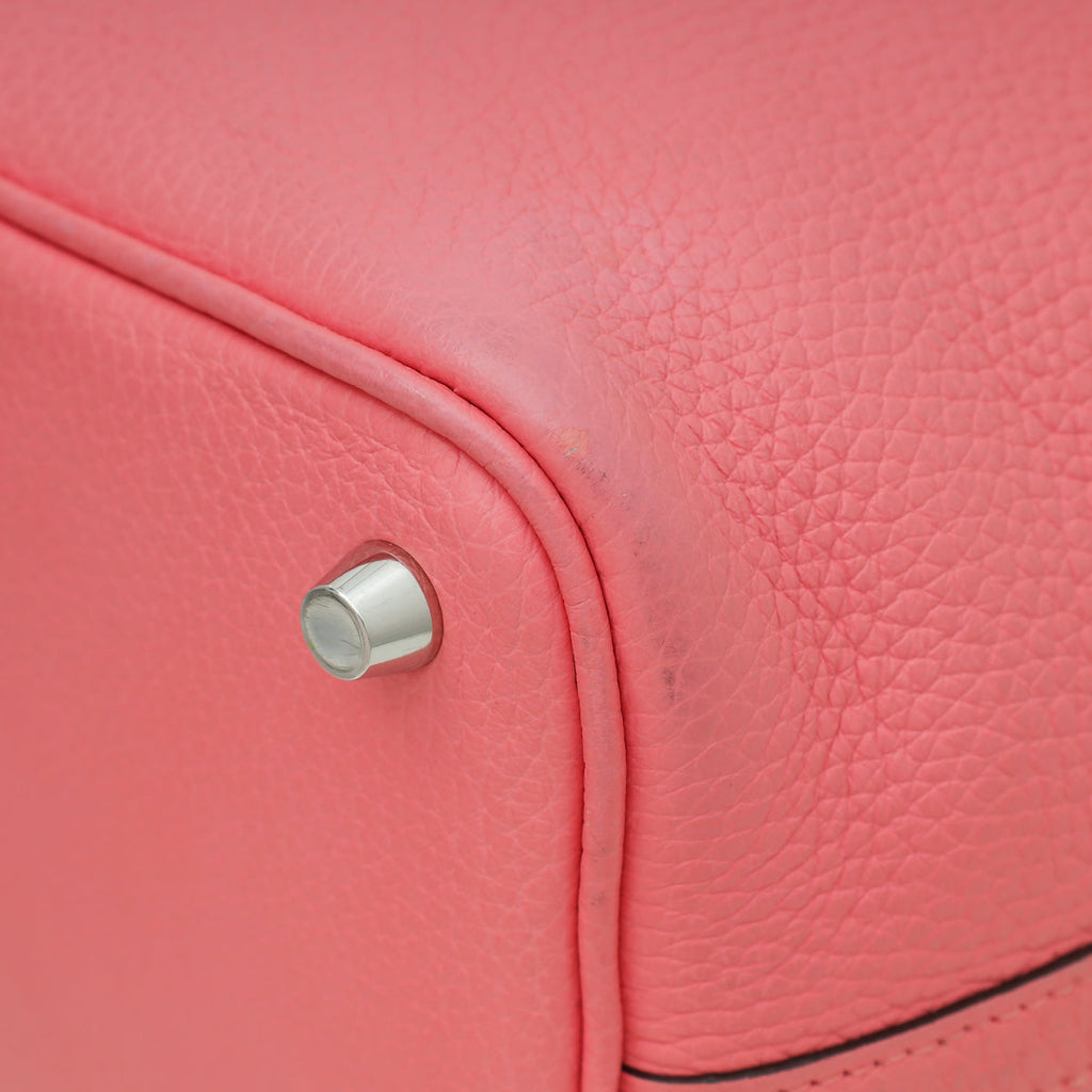 Hermes Rose Azalee Picotin Lock 18 Bag