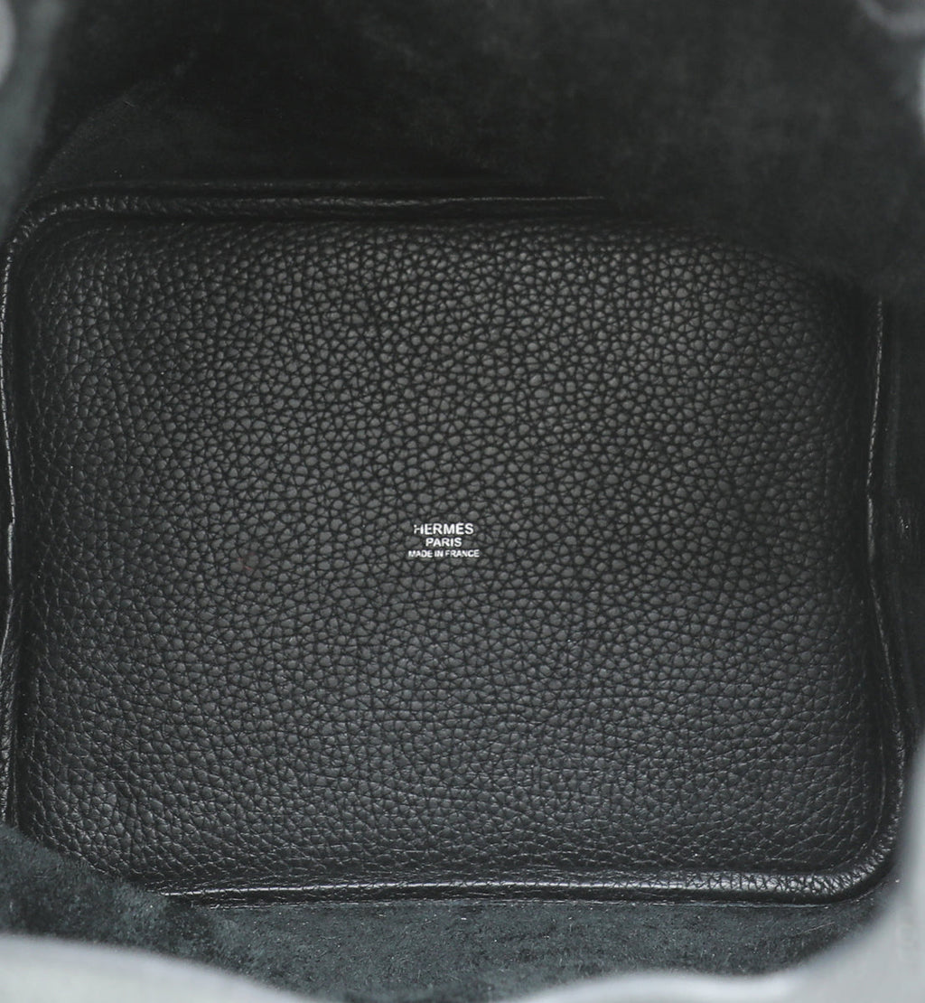 Hermes Noir Picotin 22 Bag