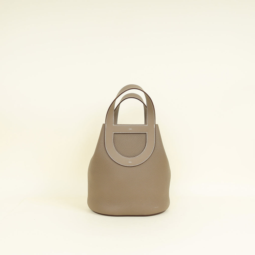 Hermes Etoupe In The Loop 23 Bag