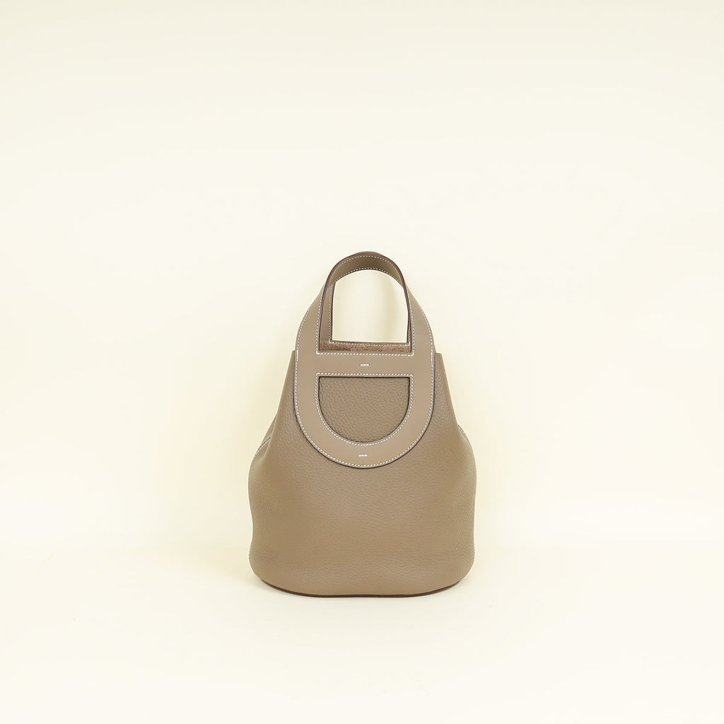 Hermes Etoupe In The Loop 23 Bag