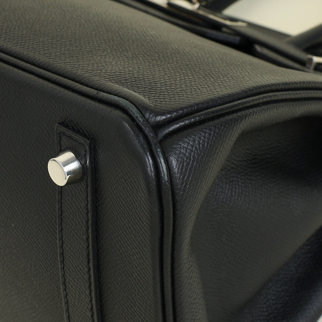 Hermes Noir Birkin 30 Bag