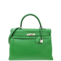 Hermes Vert Bengale Retourne Kelly 35 Bag