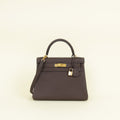 Hermes Chocolate Kelly 28 Bag