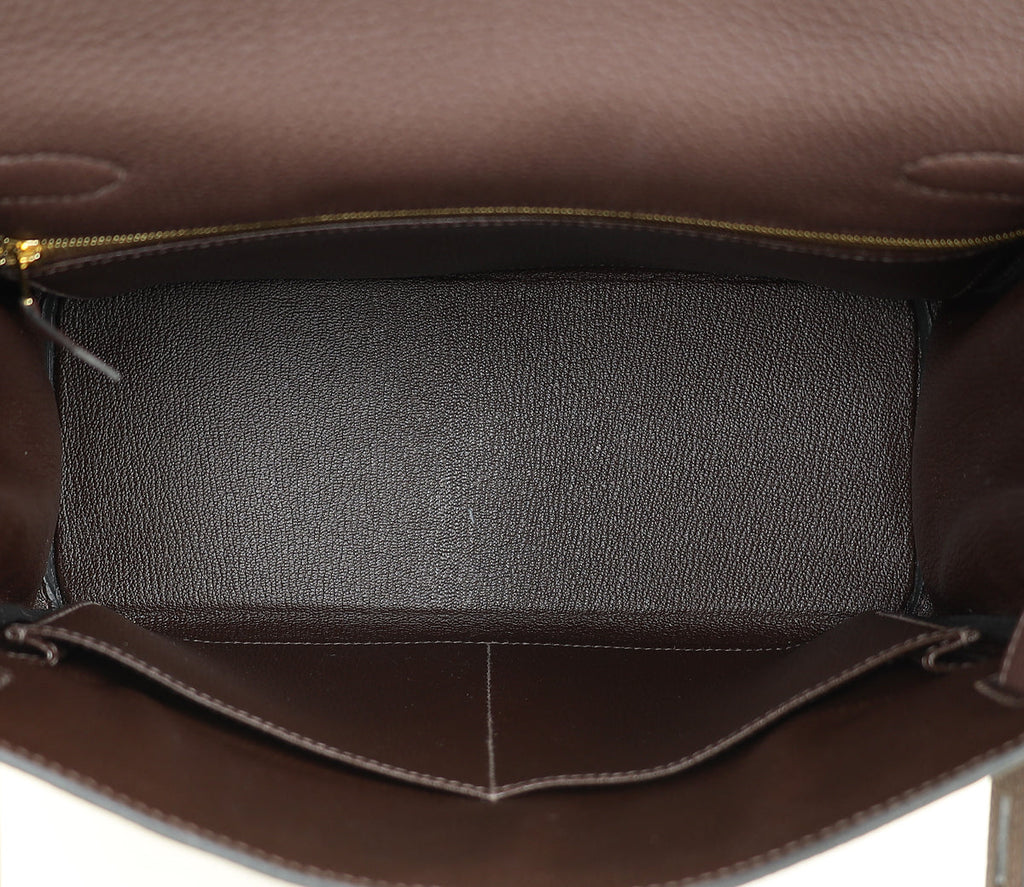 Hermes Chocolate Kelly 28 Bag
