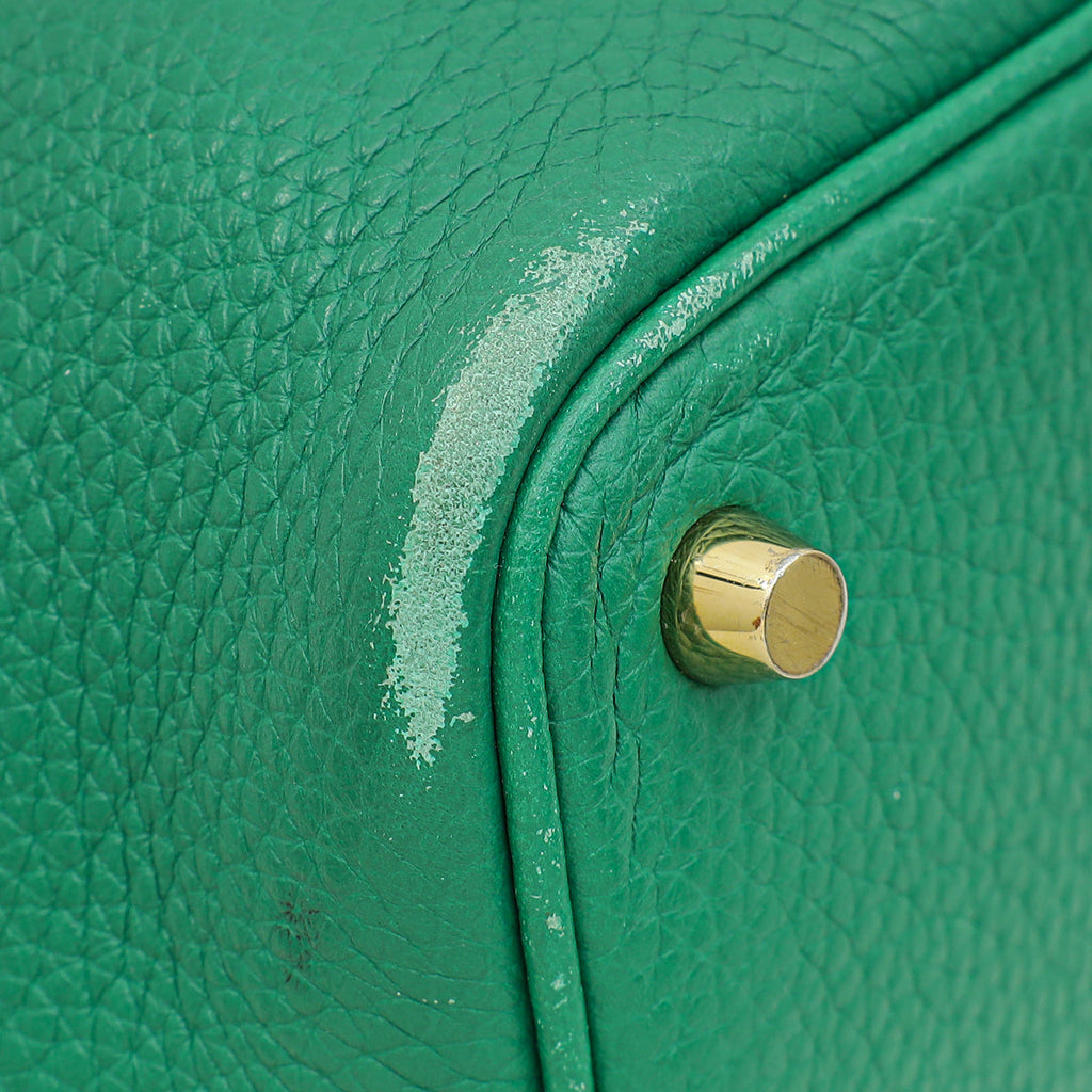 Hermes Vert Vertigo Picotin Lock 18 Bag
