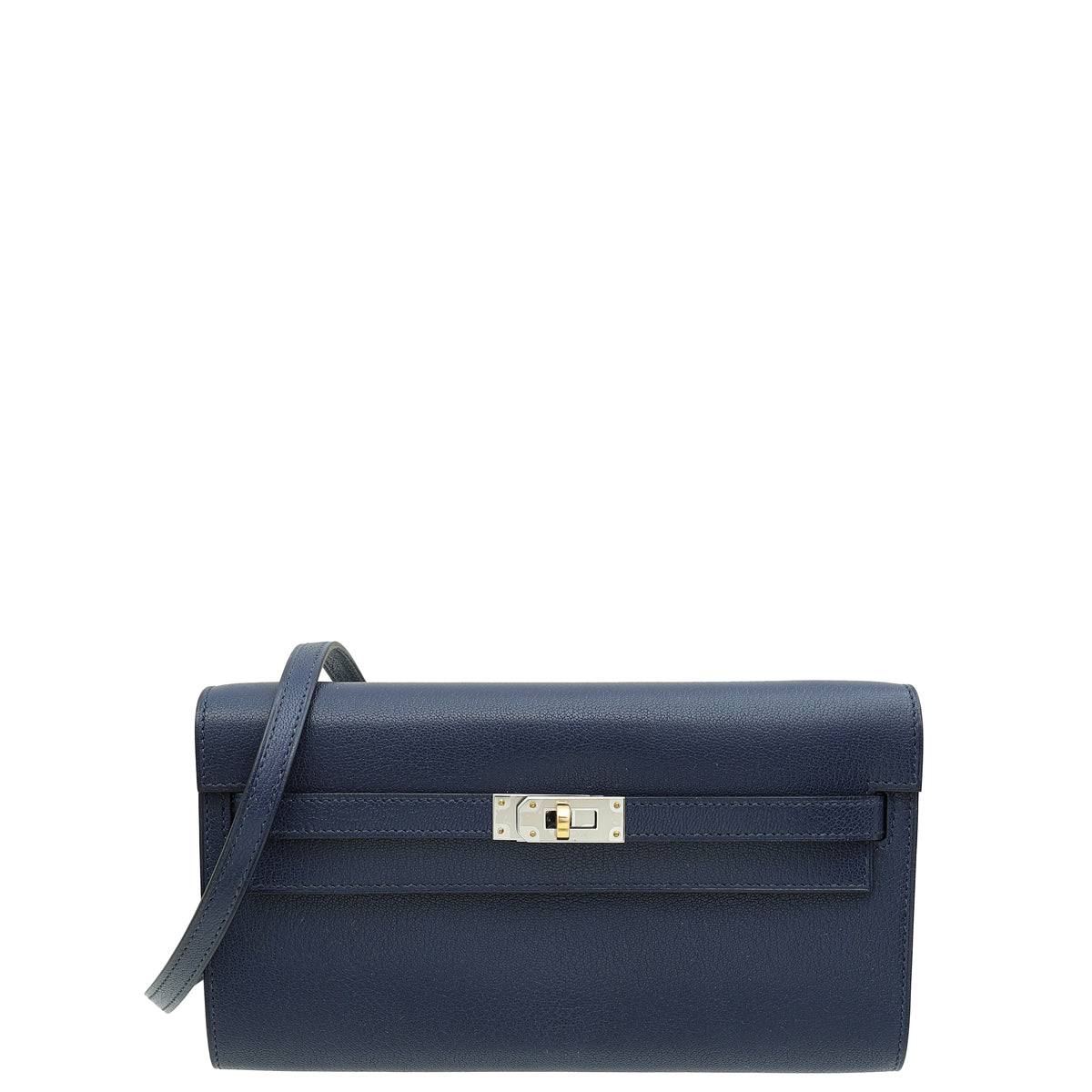 Hermes Bleu Saphire Kelly To Go Chevre Wallet
