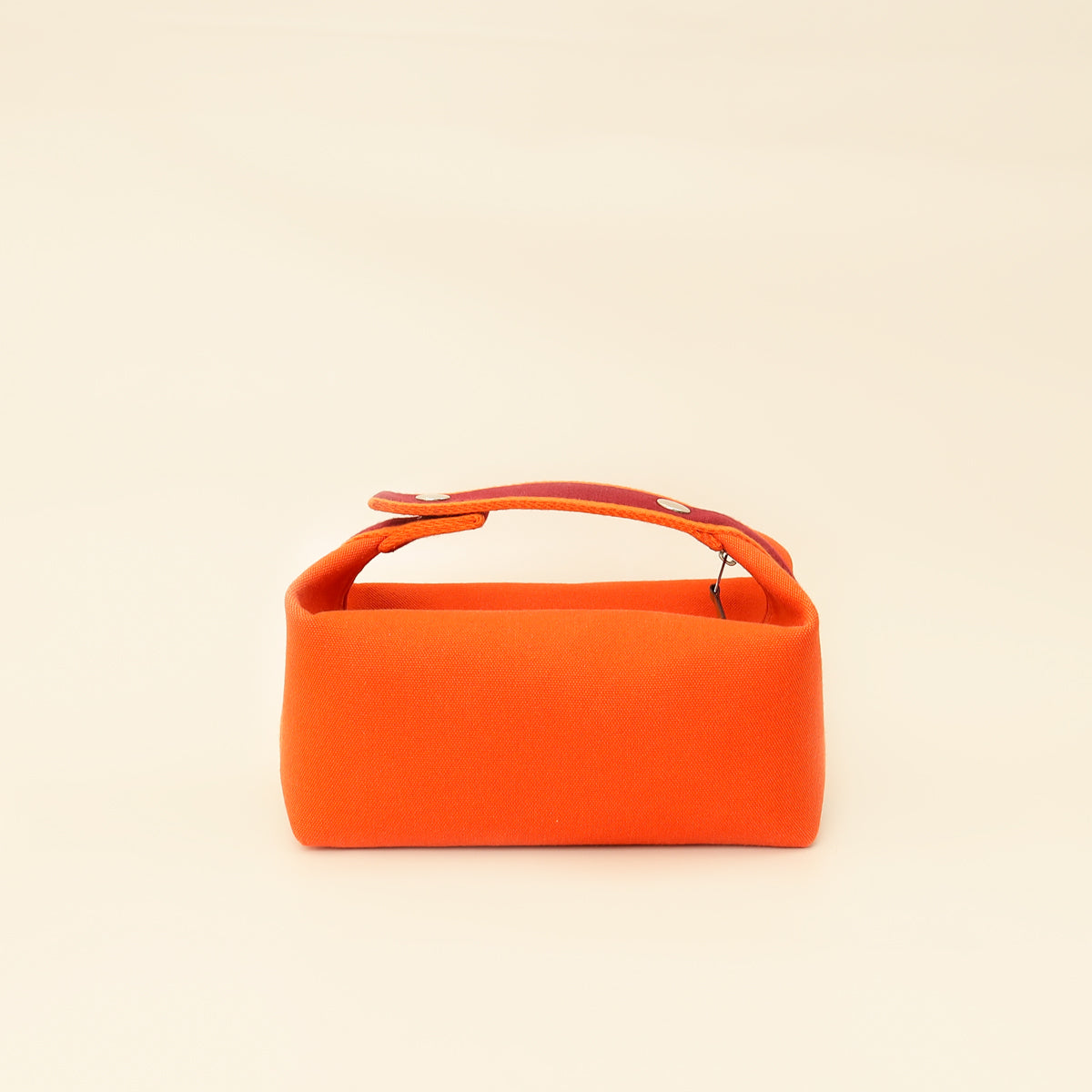 Hermes Orange Feu Bride-A-Brac Small Case