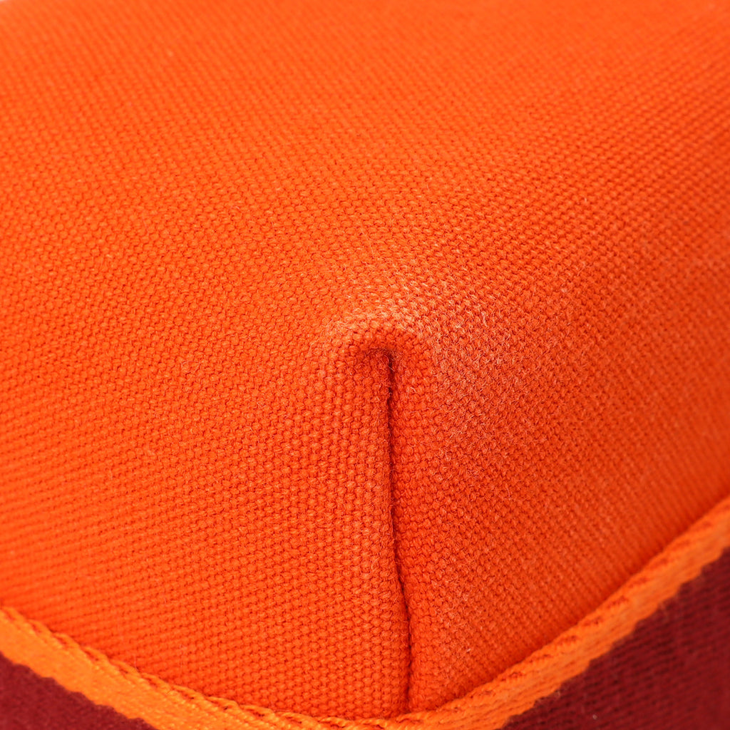 Hermes Orange Feu Bride-A-Brac Small Case