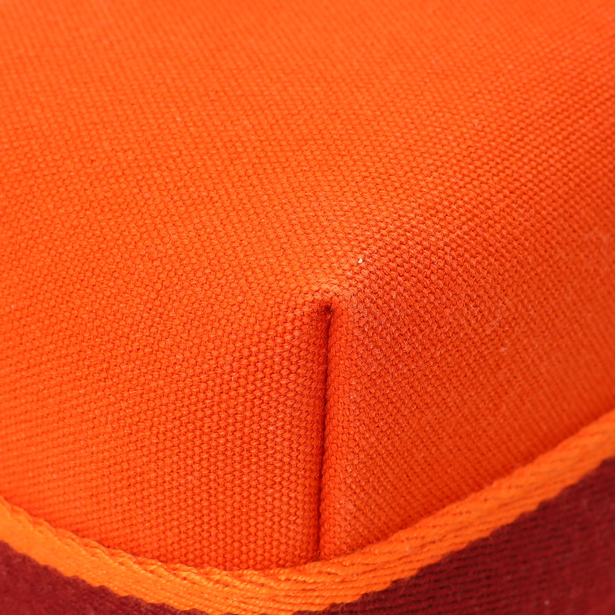 Hermes Orange Feu Bride-A-Brac Small Case