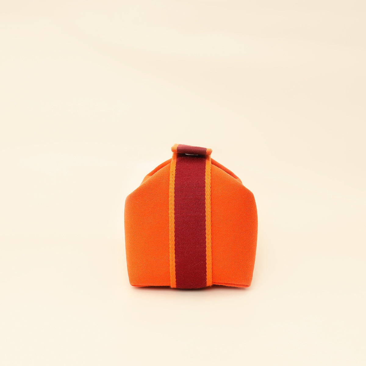 Hermes Orange Feu Bride-A-Brac Small Case