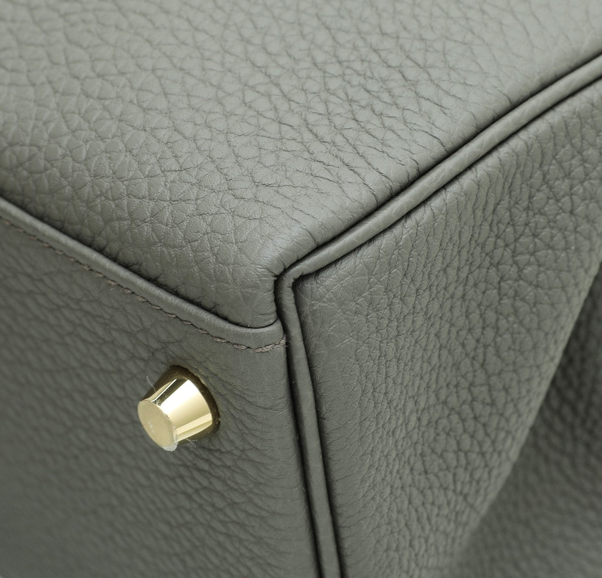 Hermes Gris Etain Retourne Kelly 28 Bag