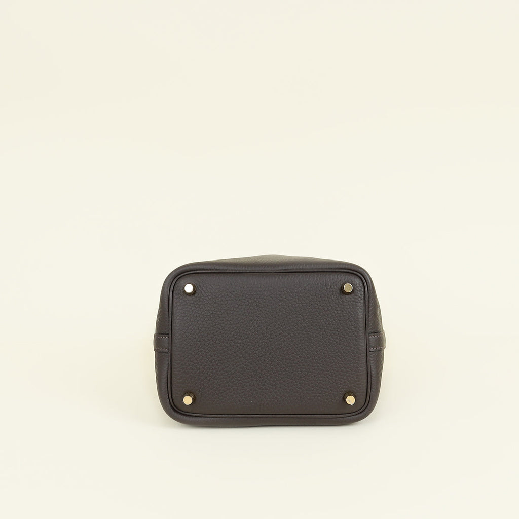 Hermes Ebene Picotin Lock 18 Bag