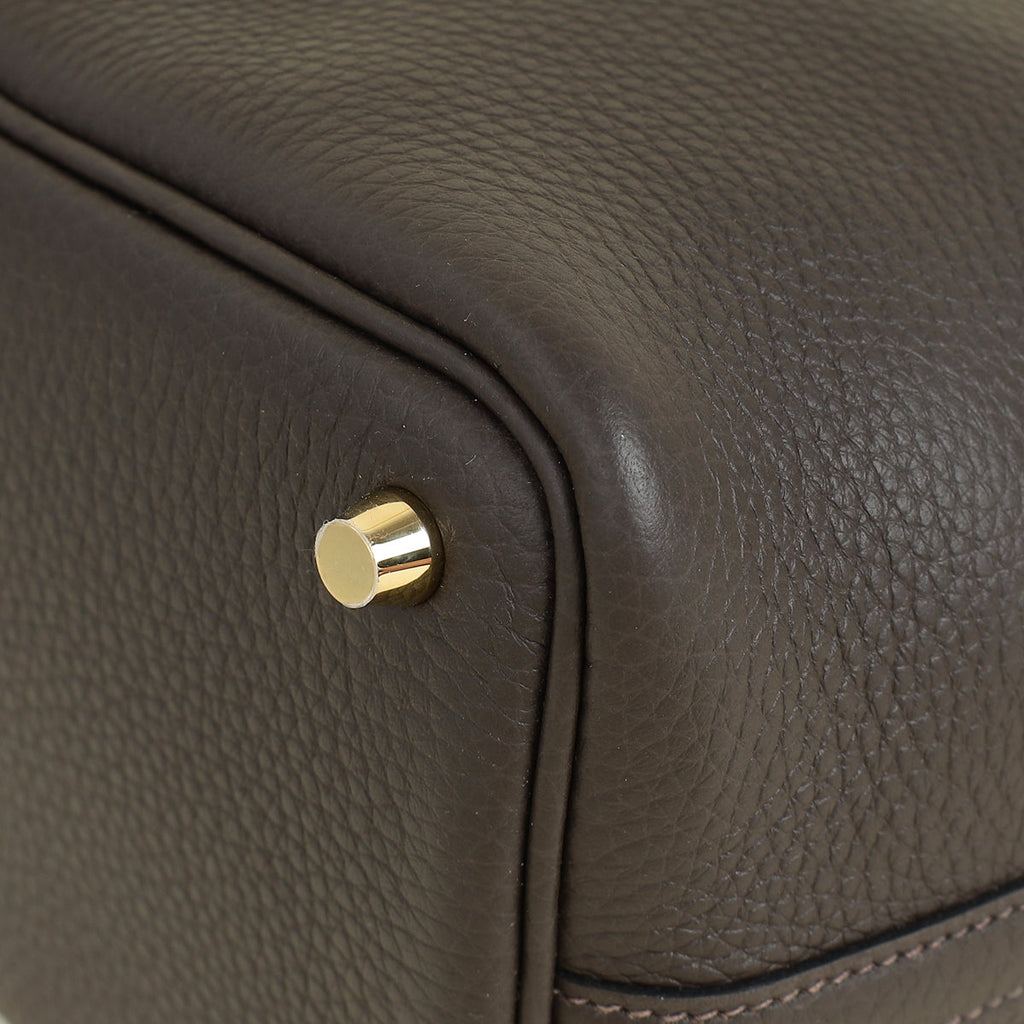Hermes Ebene Picotin Lock 18 Bag