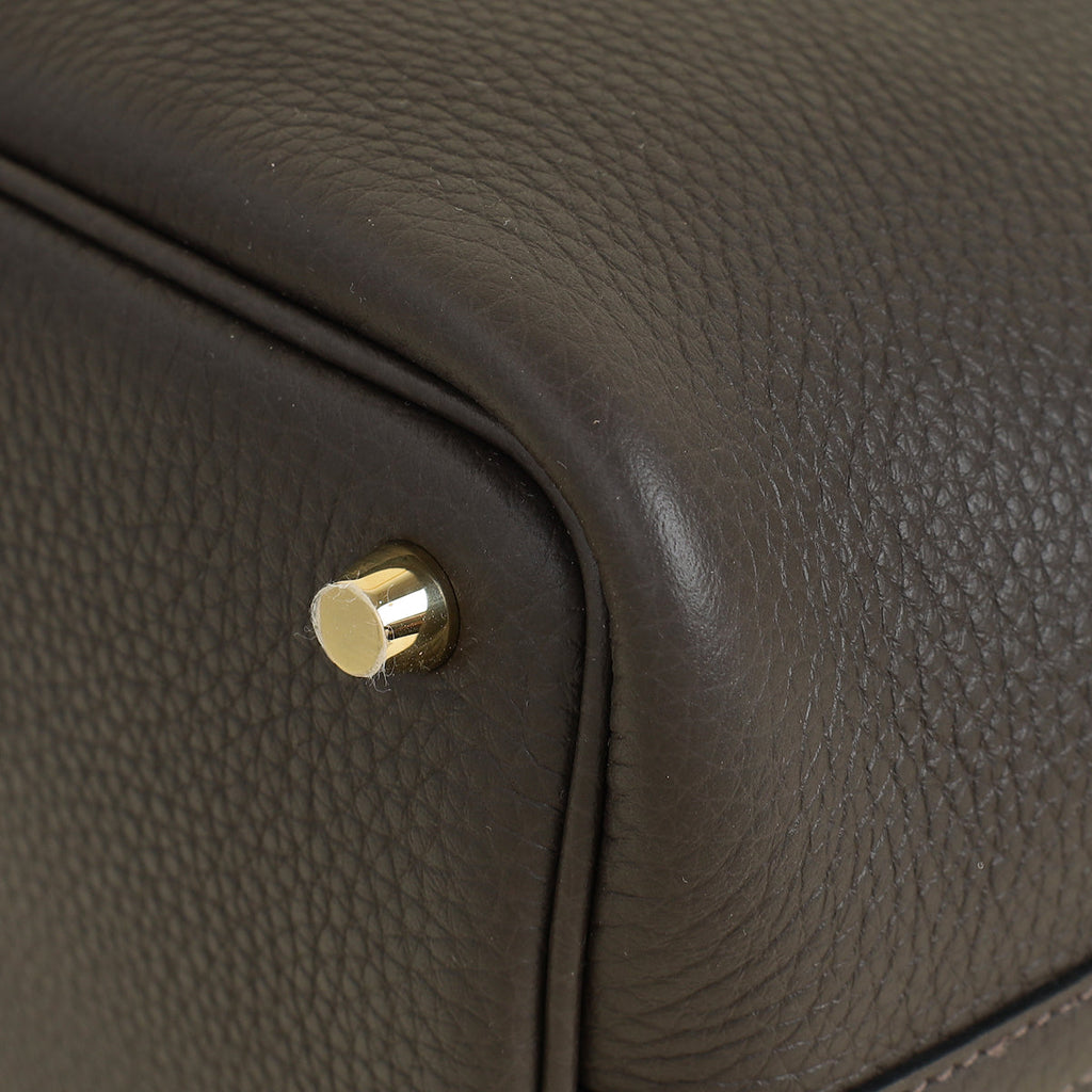 Hermes Ebene Picotin Lock 18 Bag