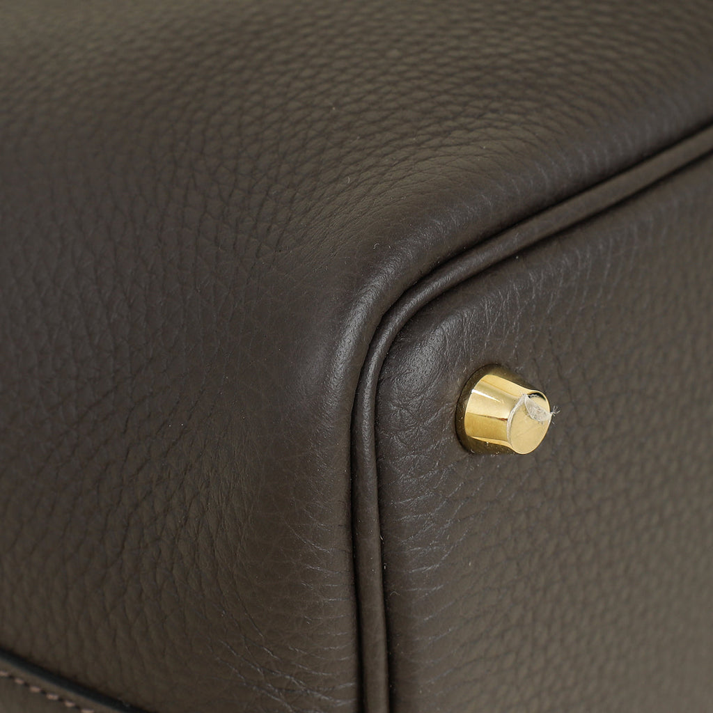 Hermes Ebene Picotin Lock 18 Bag