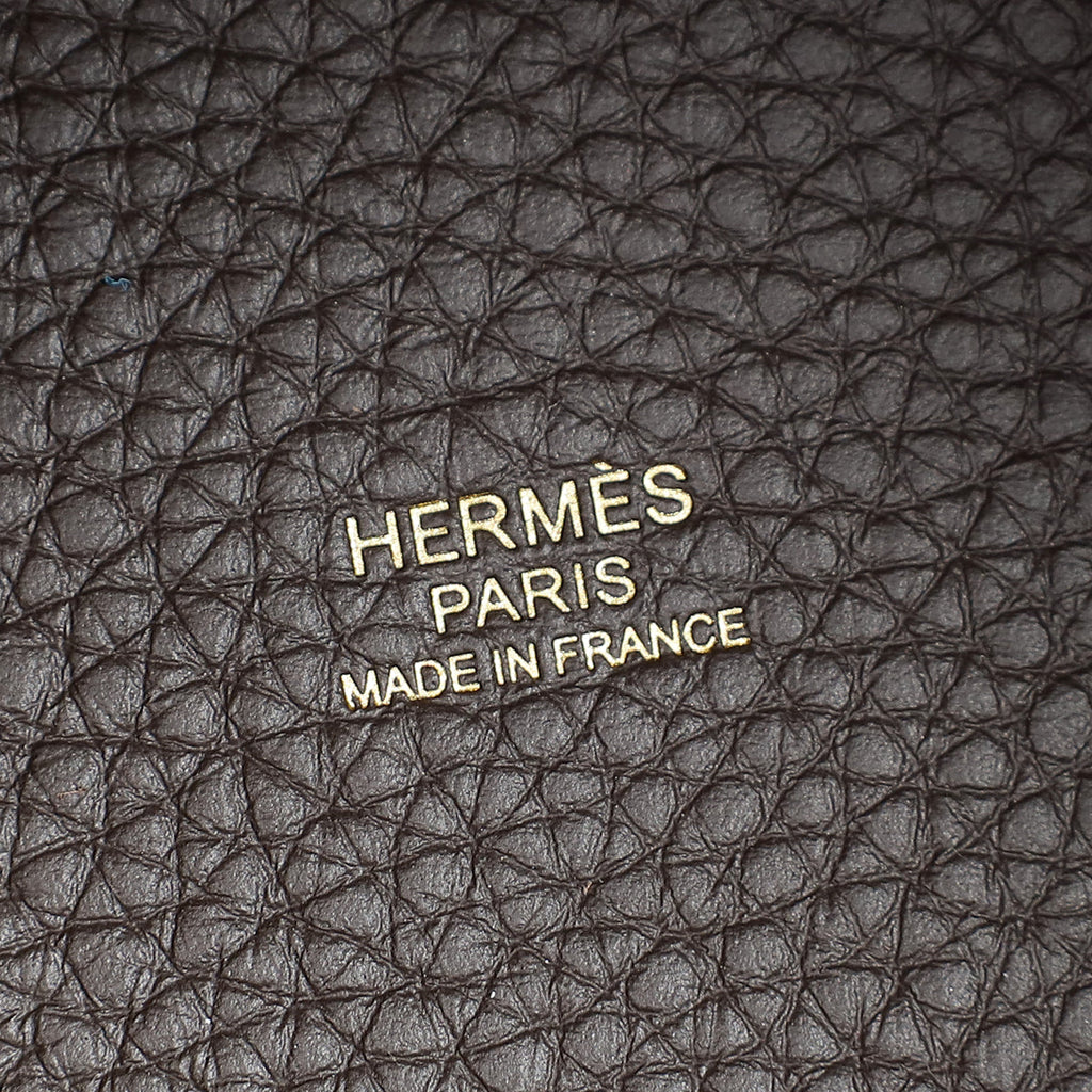 Hermes Ebene Picotin Lock 18 Bag