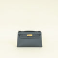 Hermes Gris Misty Kelly Mini Pochette