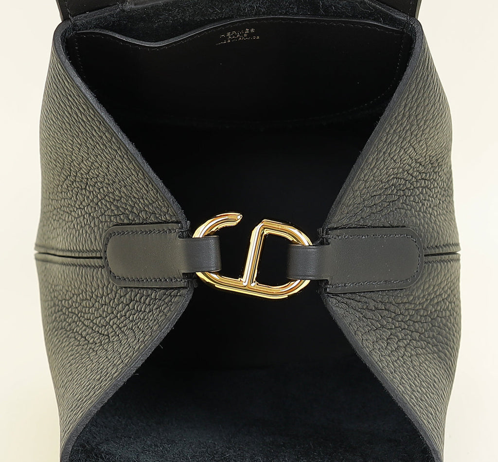 Hermes Noir In The Loop 18 Bag