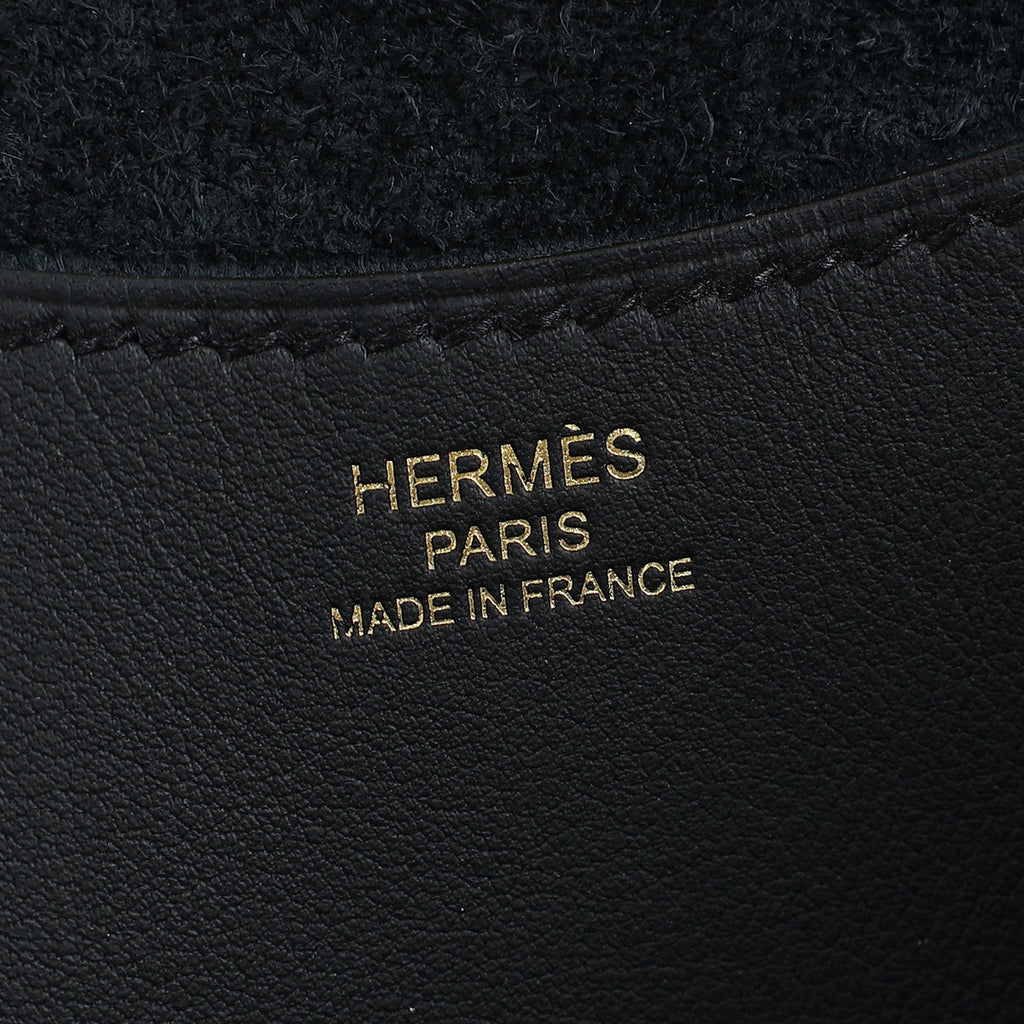Hermes Noir In The Loop 18 Bag
