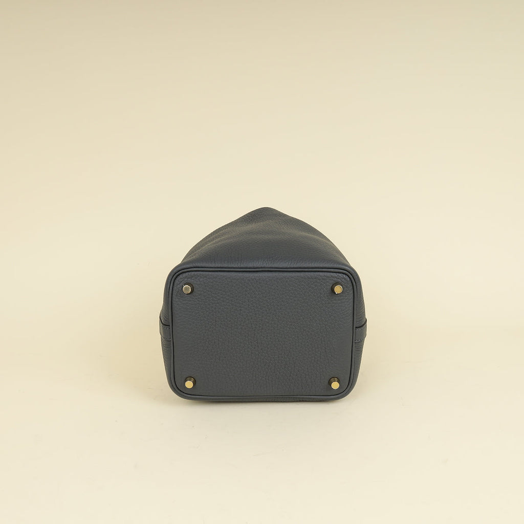 Hermes Gris Misty Picotin Lock 18 Bag