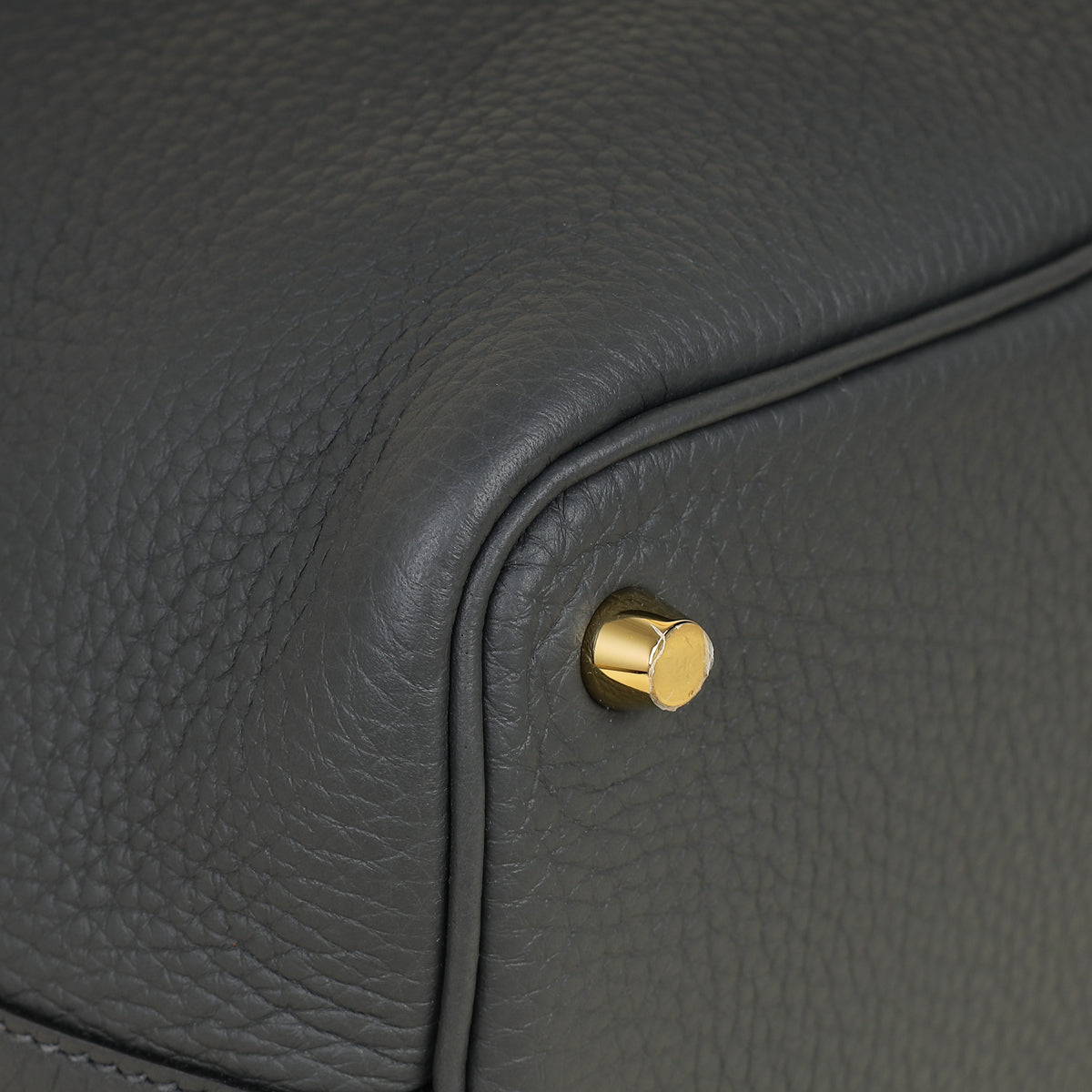 Hermes Gris Misty Picotin Lock 18 Bag