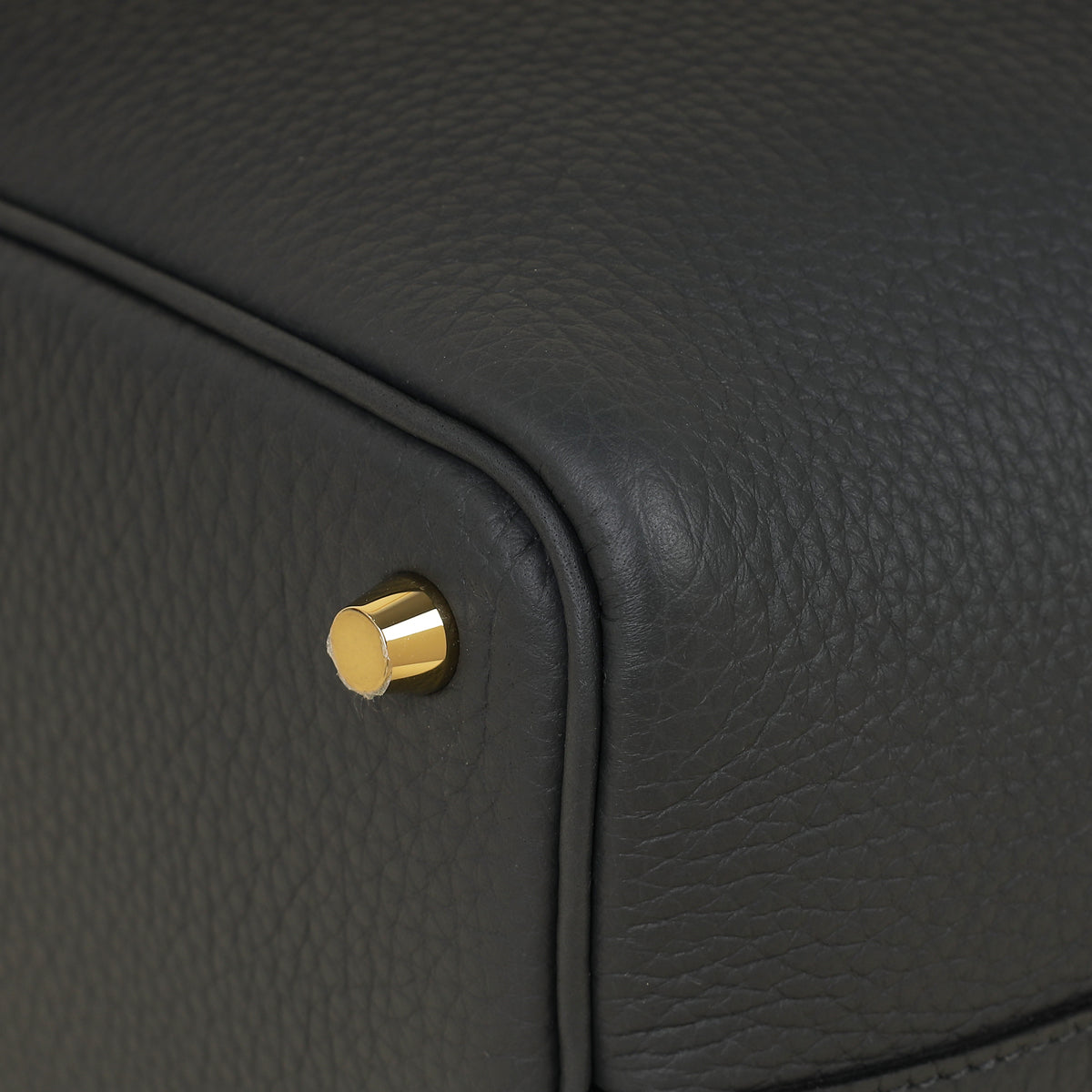 Hermes Gris Misty Picotin Lock 18 Bag
