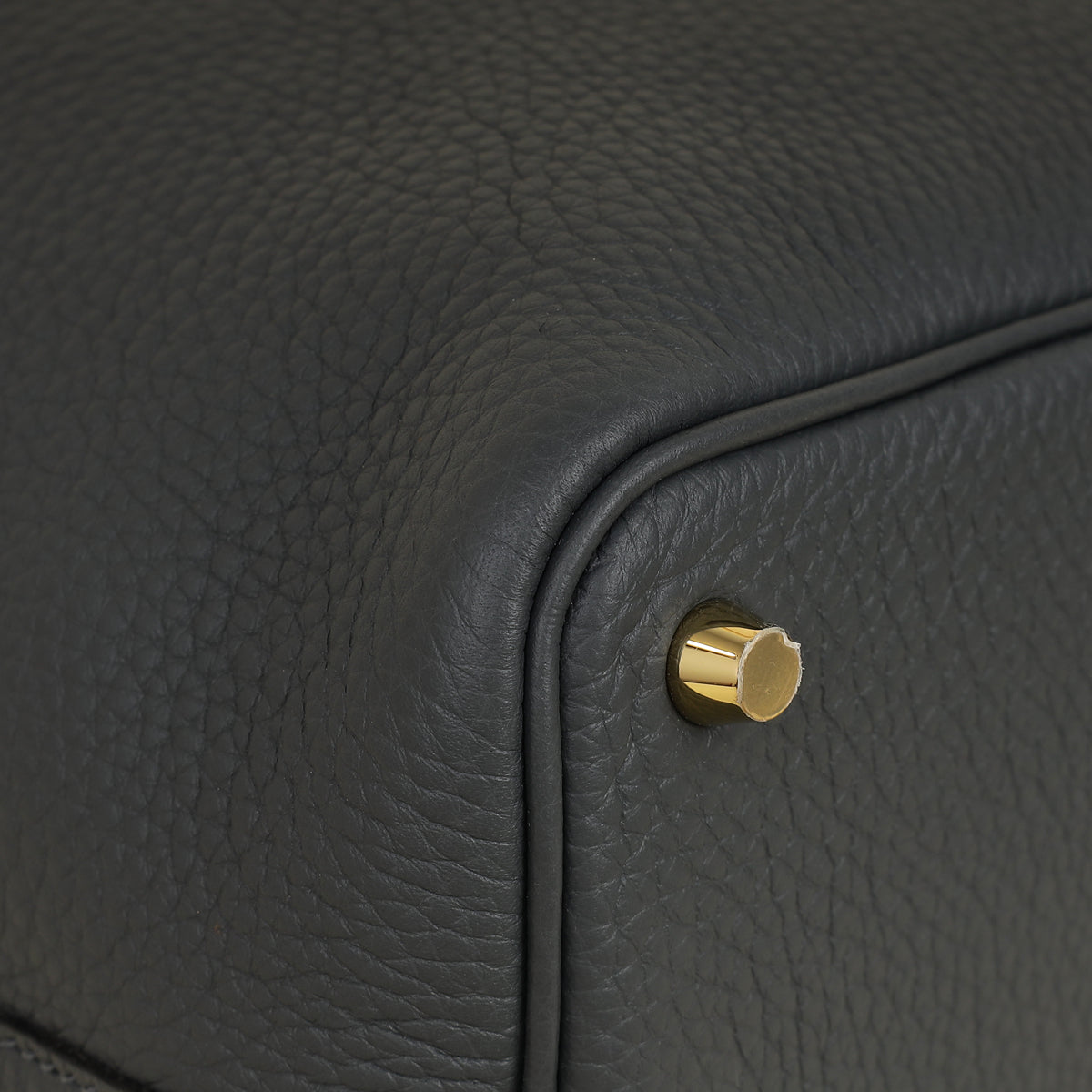 Hermes Gris Misty Picotin Lock 18 Bag