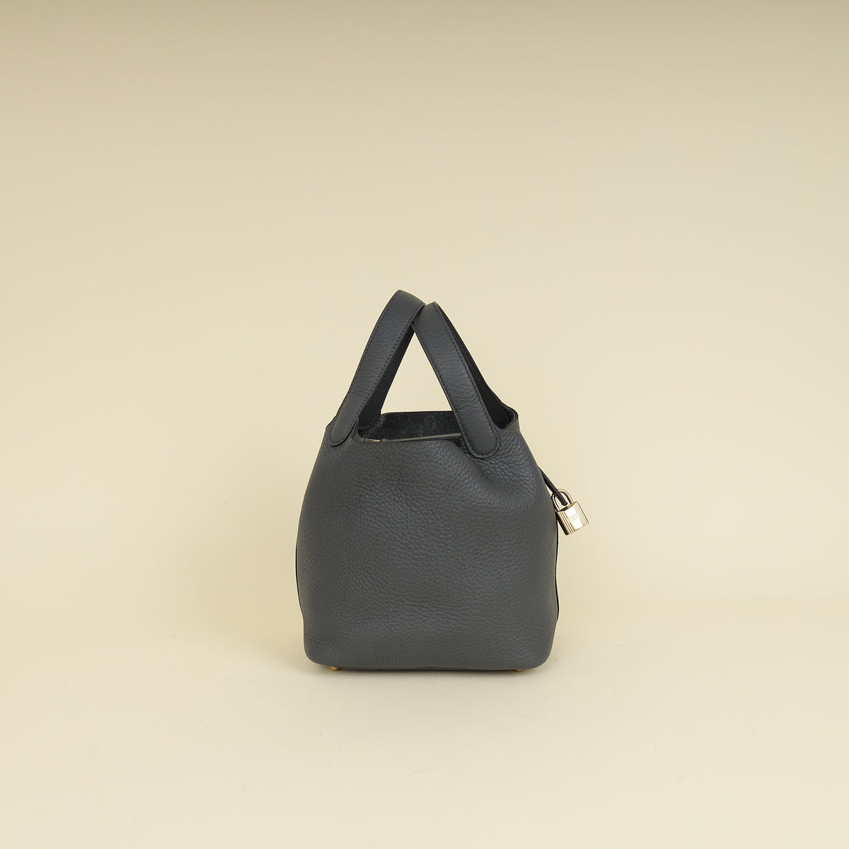 Hermes Gris Misty Picotin Lock 18 Bag