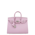 Hermes Mauve Sylvestre Sellier Birkin 25 Bag