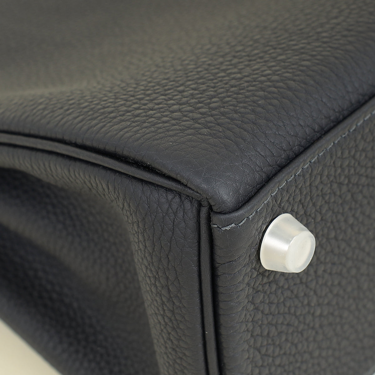 Hermes Caban Bleu Kelly 25 Retourne Bag