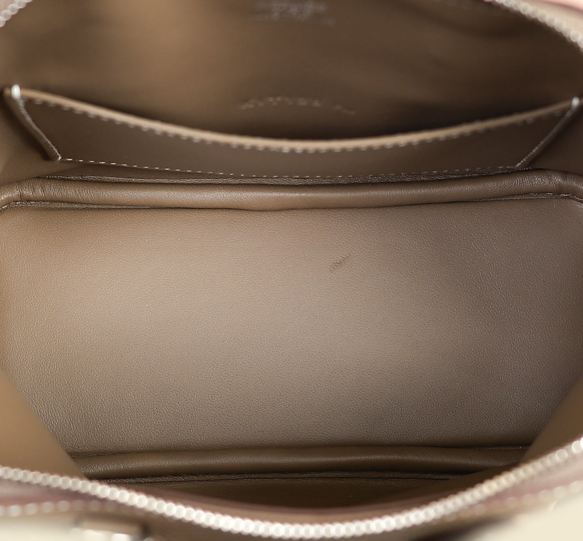 Hermes Etoupe Bolide 1923 Mini Evercolor Bag