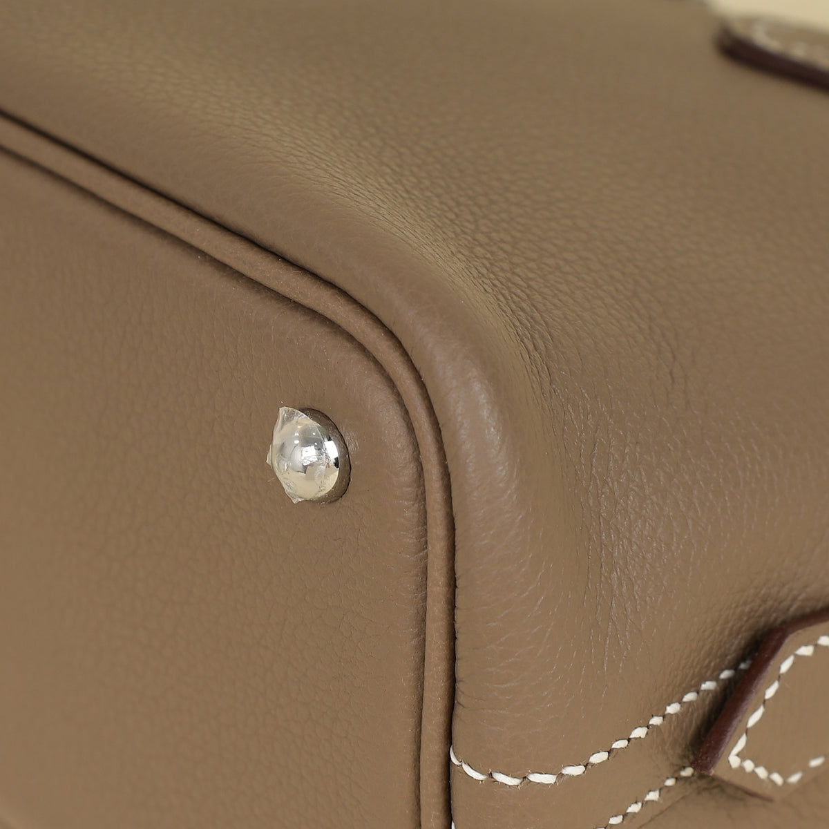 Hermes Etoupe Bolide 1923 Mini Evercolor Bag