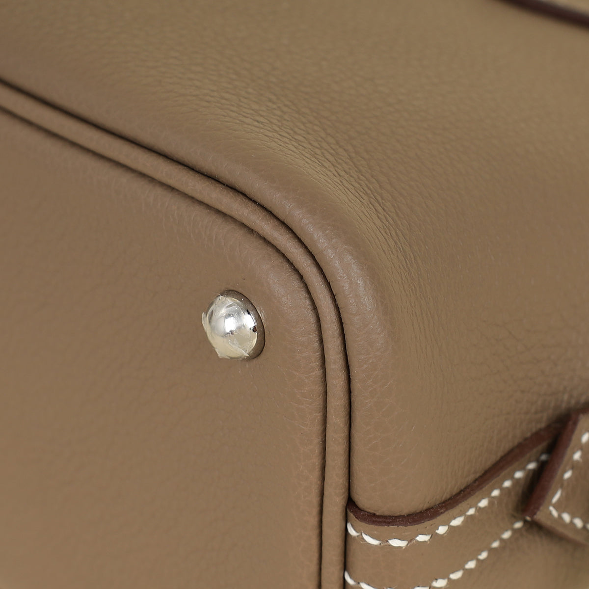 Hermes Etoupe Bolide 1923 Mini Evercolor Bag