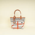 Hermes Multicolor Quadrige Au Fil Motif Steeple 28 Bag