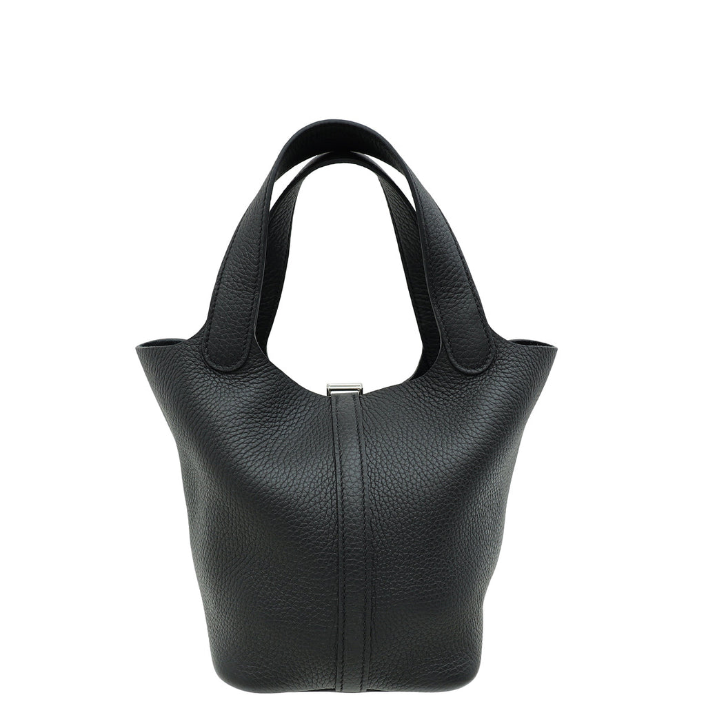Hermes Noir Picotin Lock 18 Bag
