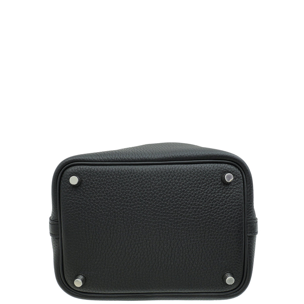 Hermes Noir Picotin Lock 18 Bag