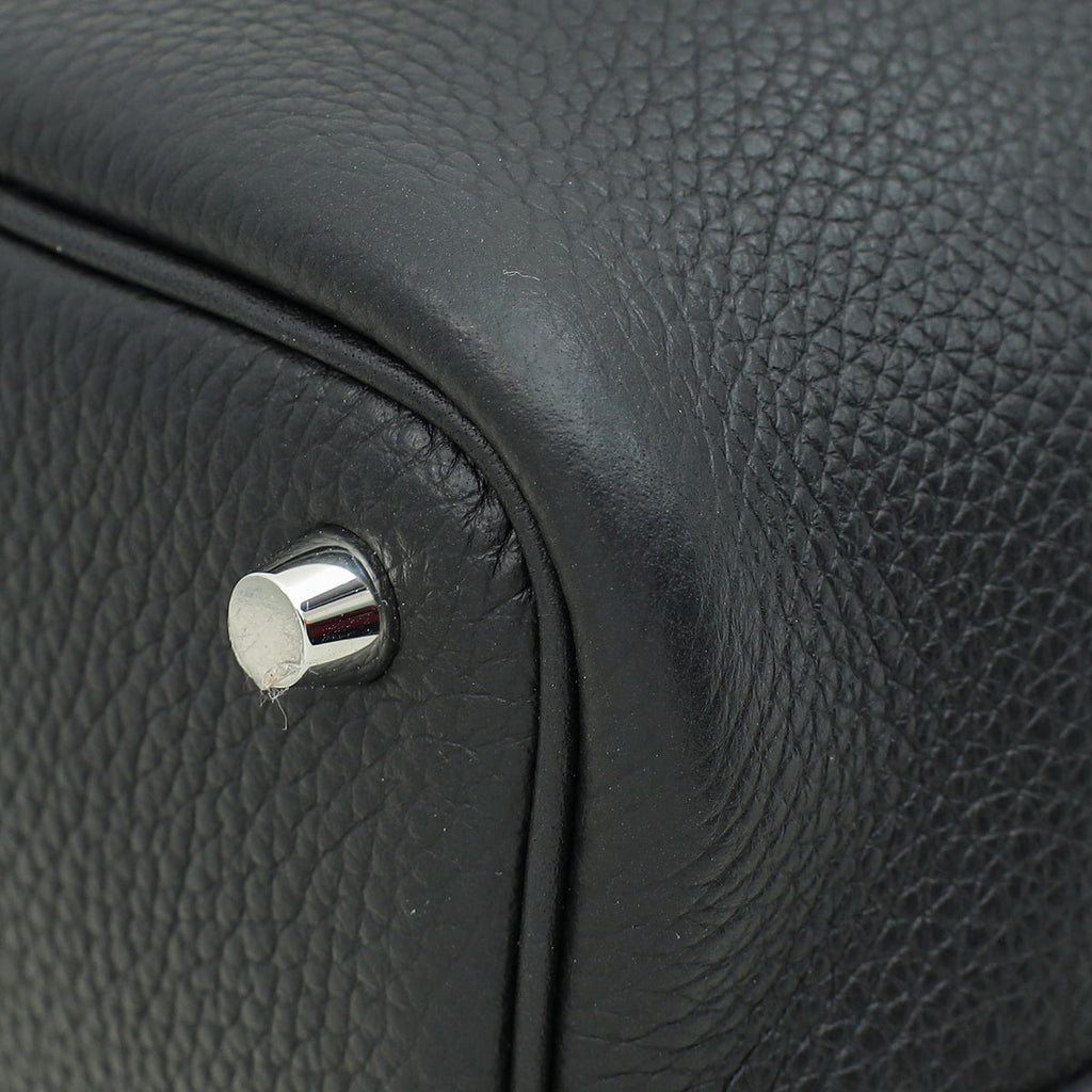 Hermes Noir Picotin Lock 18 Bag