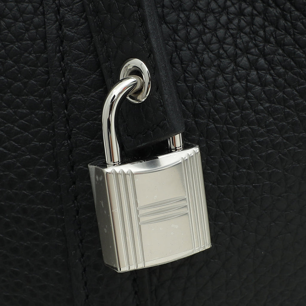 Hermes Noir Picotin Lock 18 Bag