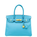Hermes Bleu Du Nord Birkin 30 Bag