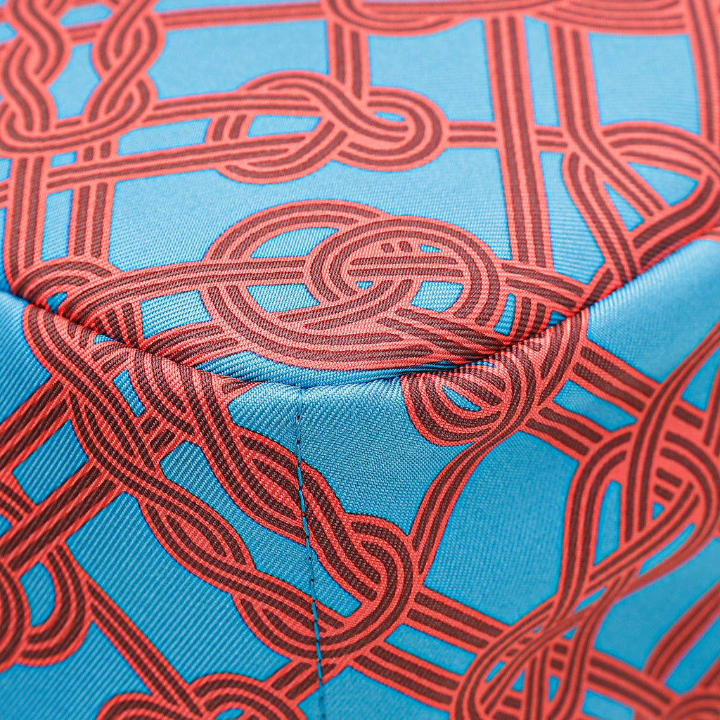 Hermes Bicolor Fourbi 25 "Noeud Marin" Print Pouch