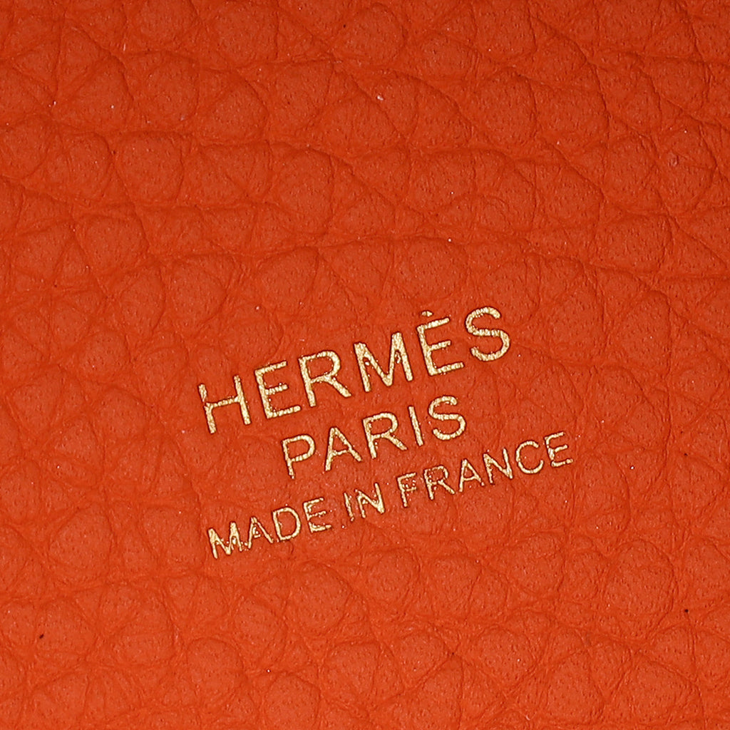 Hermes Orange Picotin Lock 22 Bag